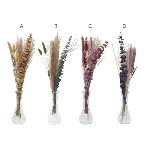 【販売終了】ガラスベース付ドライフラワー　Belle　EF-DF03