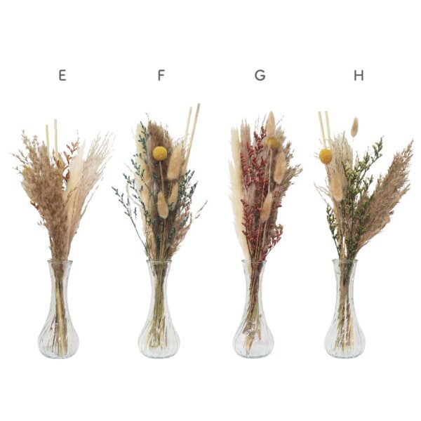 【販売終了】ガラスベース付ドライフラワー　Belle　EF-DF03